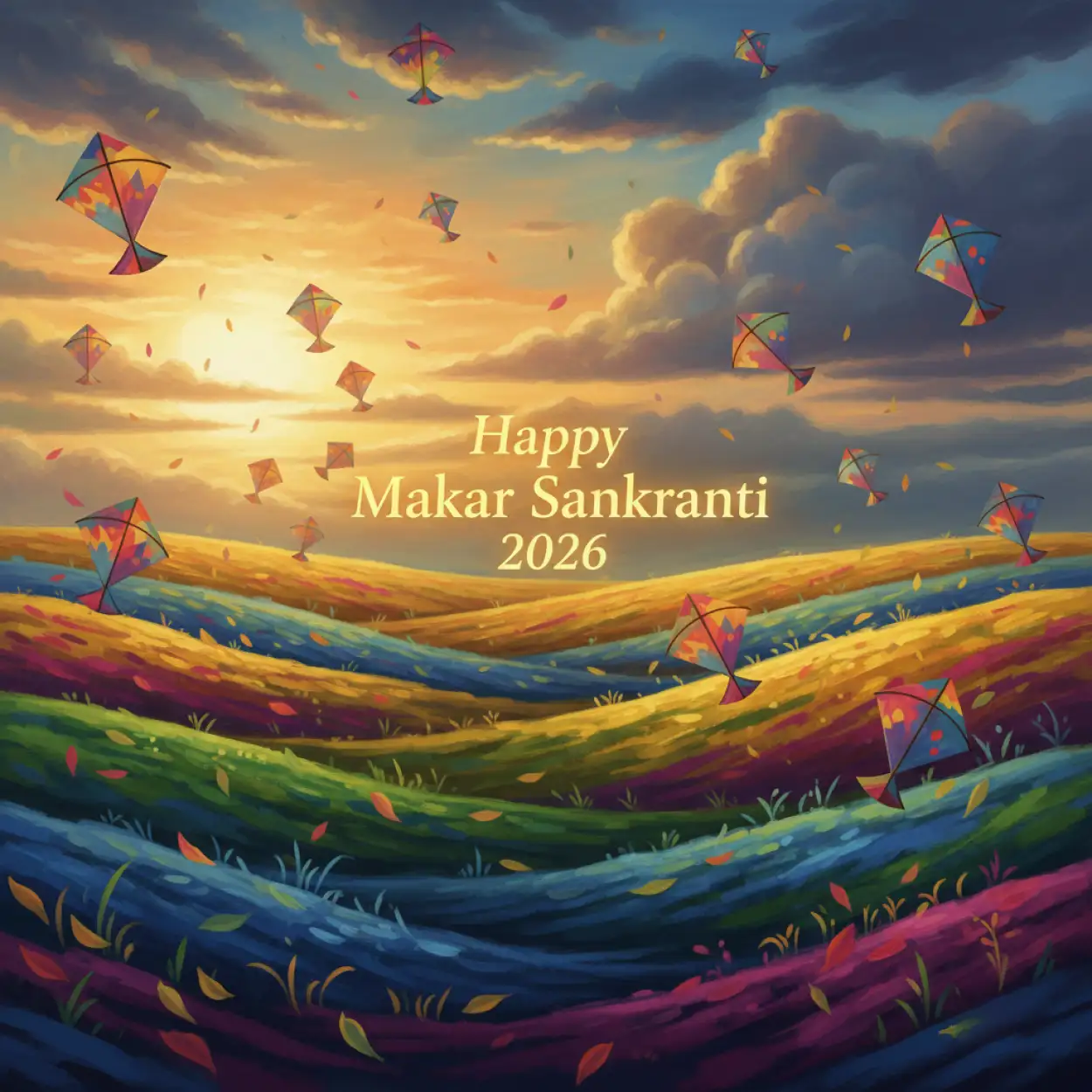 happy makar sankranti 2026 simple wishes with images