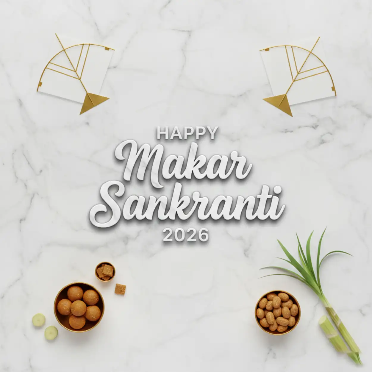 happy makar sankranti 2026 sugarcane harvest celebration images