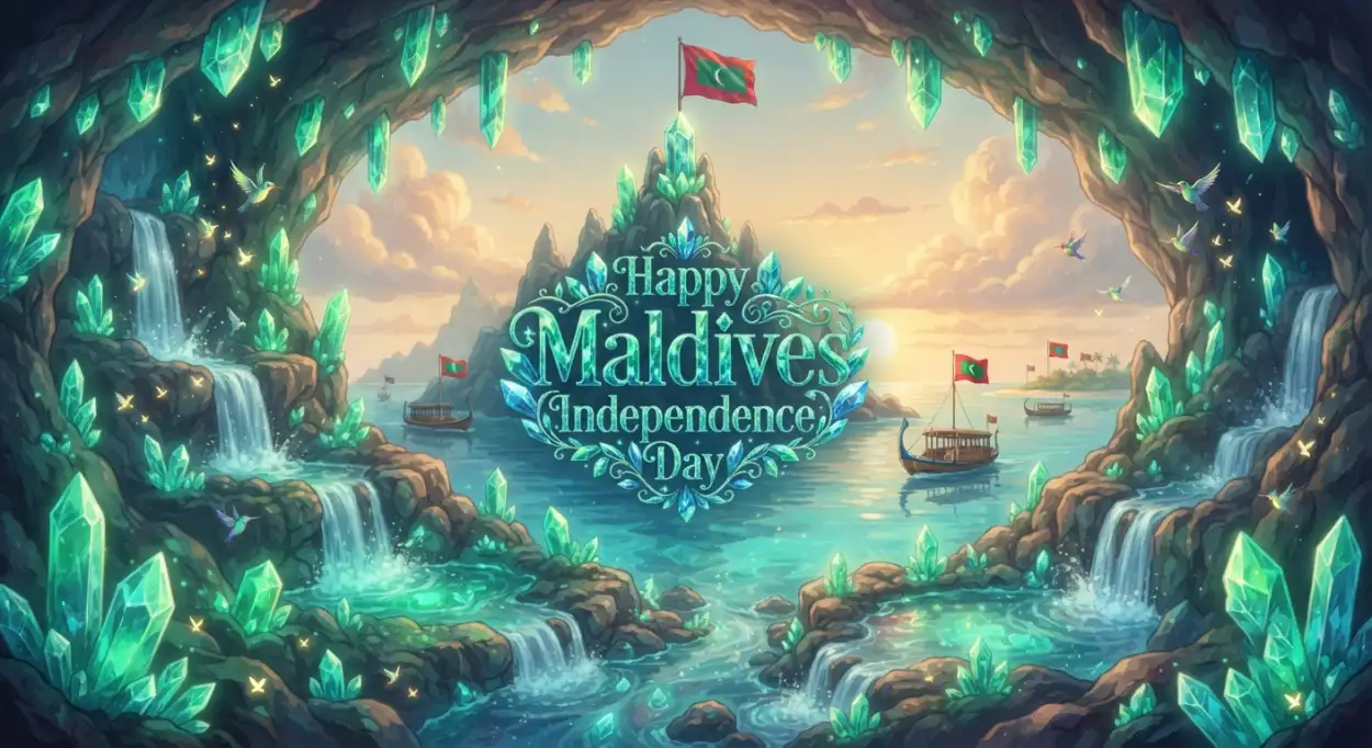 Free Download Happy Maldives Independence Day National Flag - High Quality Maldives Independence Day 2026 Image