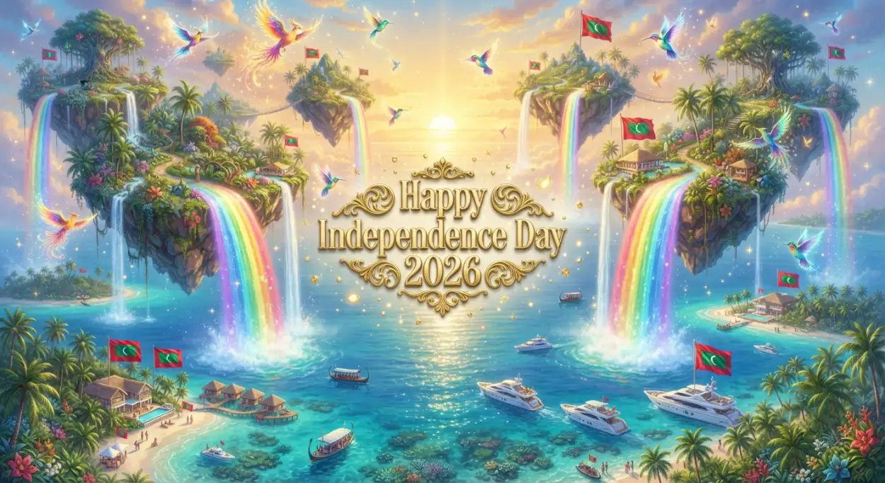 Free Download Happy Maldives Independence Day Transparent Png - High Quality Maldives Independence Day 2026 Transparent PNG