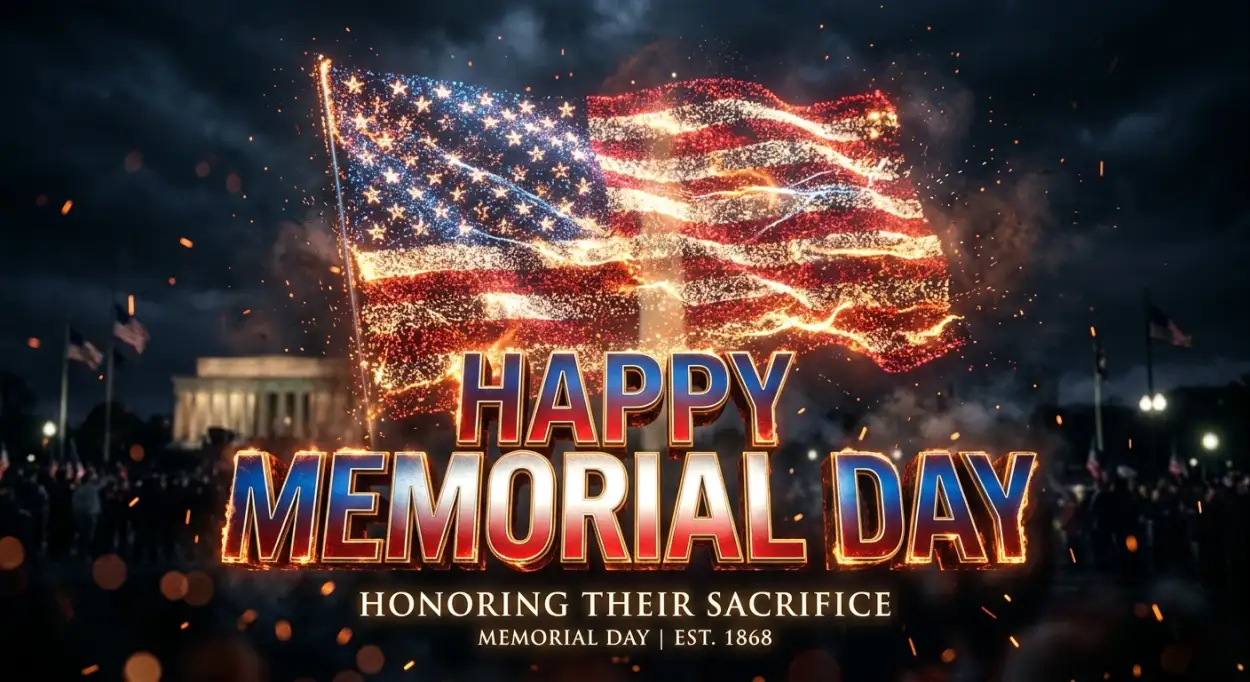 Free Download Happy Memorial Day 2026 Banner Background Images - High Quality Happy Memorial Day 2026 Background Image