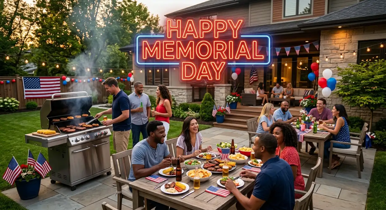 Free Download Happy Memorial Day 2026 Family Bbq Images - High Quality Happy Memorial Day 2026 Image