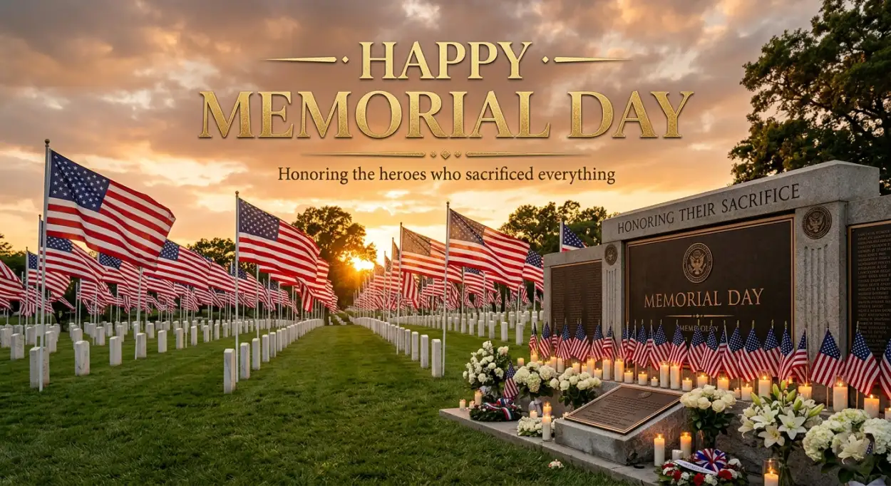Free Download Happy Memorial Day 2026 Inspirational Memorial Graphics - High Quality Happy Memorial Day 2026 Image
