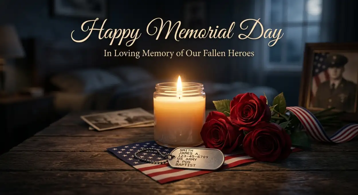 Free Download Happy Memorial Day 2026 Modern Memorial Day Templates - High Quality Happy Memorial Day 2026 Image