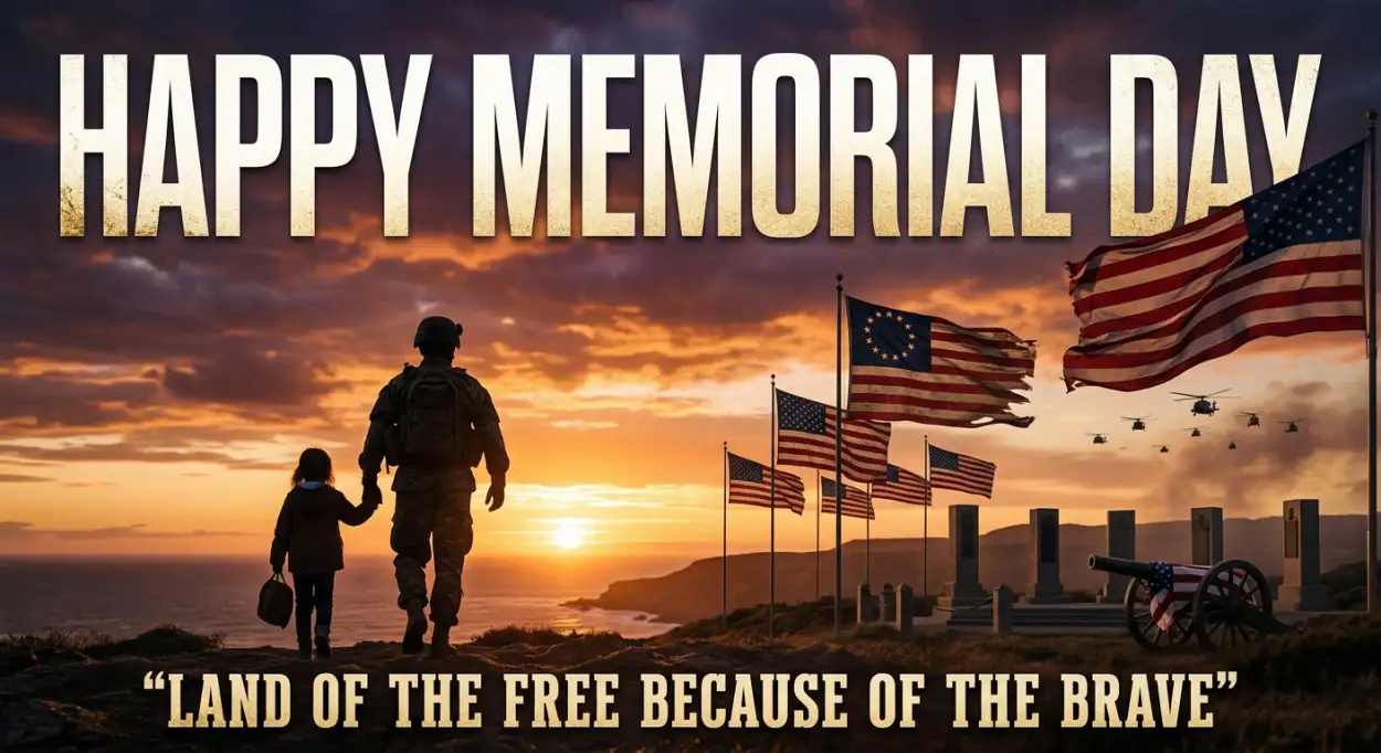 Free Download Happy Memorial Day 2026 Patriotic Quote Images - High Quality Happy Memorial Day 2026 Image