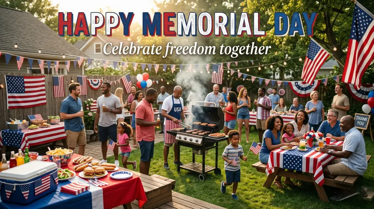 Free Download Happy Memorial Day 2026 Patriotic Social Media Templates - High Quality Happy Memorial Day 2026 Image