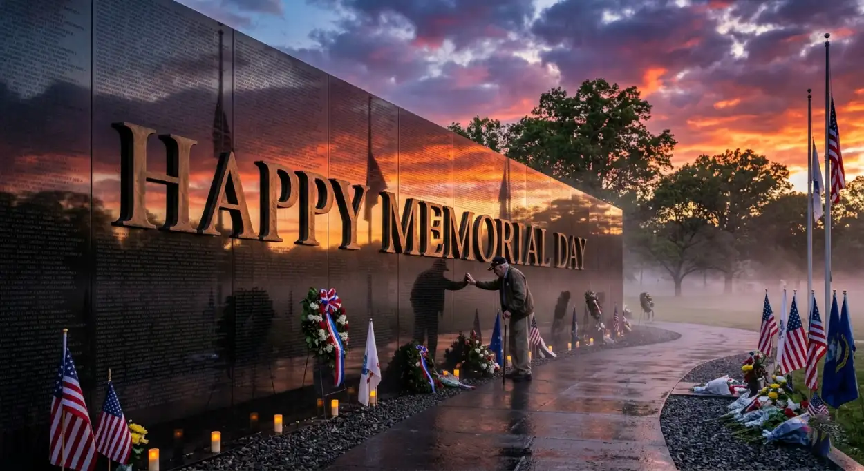 Free Download Happy Memorial Day 2026 Veterans Memorial Illustrations - High Quality Happy Memorial Day 2026 Image