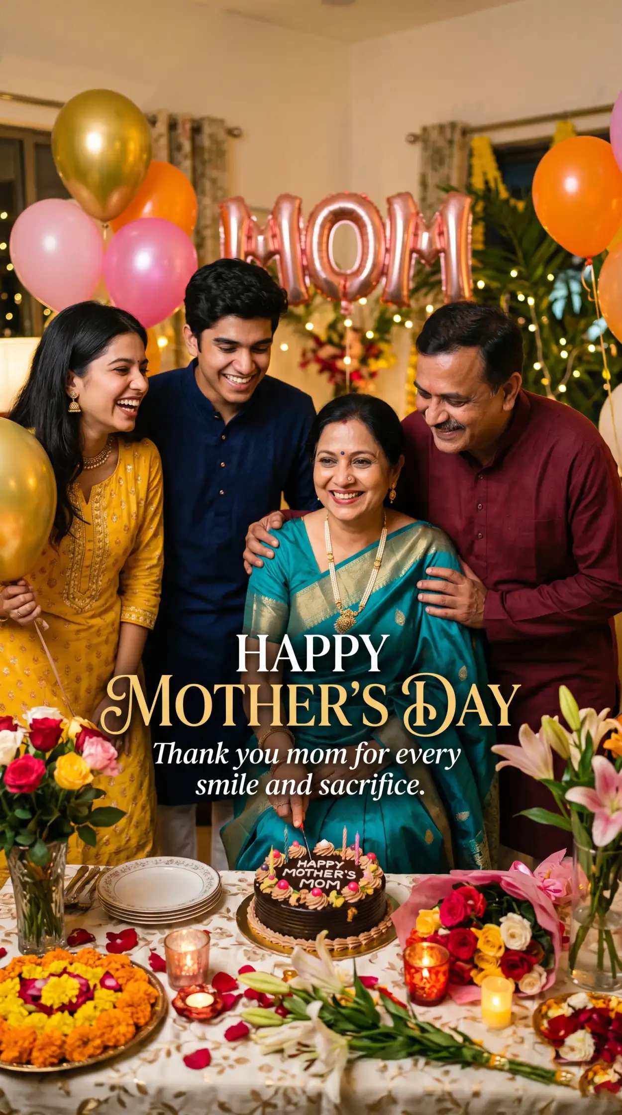 Free Download Happy Mothers Day Celebration Captions - High Quality Mothers Day Status Image