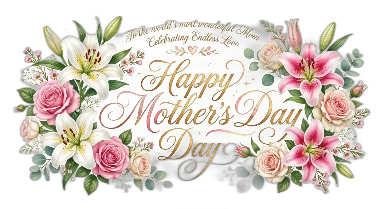Free Download Happy Mothers Day Png 4k Design - High Quality Happy Mothers Day Png Transparent PNG