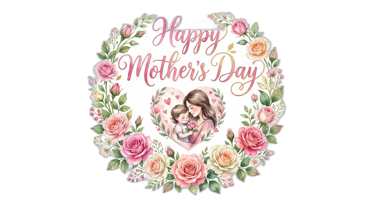 Free Download Happy Mothers Day Png Custom Design - High Quality Happy Mothers Day Png Transparent PNG