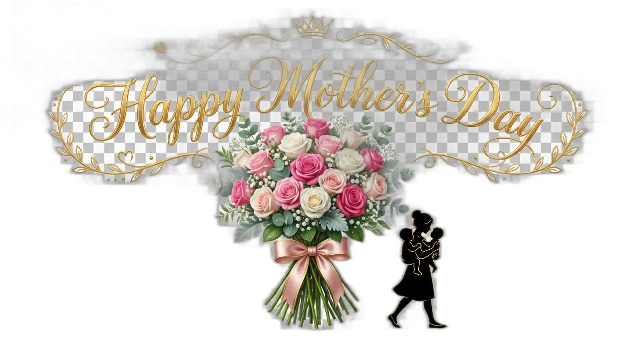 Free Download Happy Mothers Day Png Decoration - High Quality Happy Mothers Day Png Transparent PNG