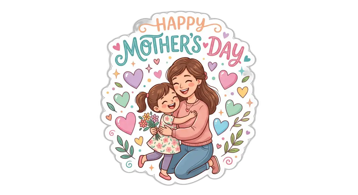Free Download Happy Mothers Day Png Transparent Clipart - High Quality Happy Mothers Day Png Transparent PNG