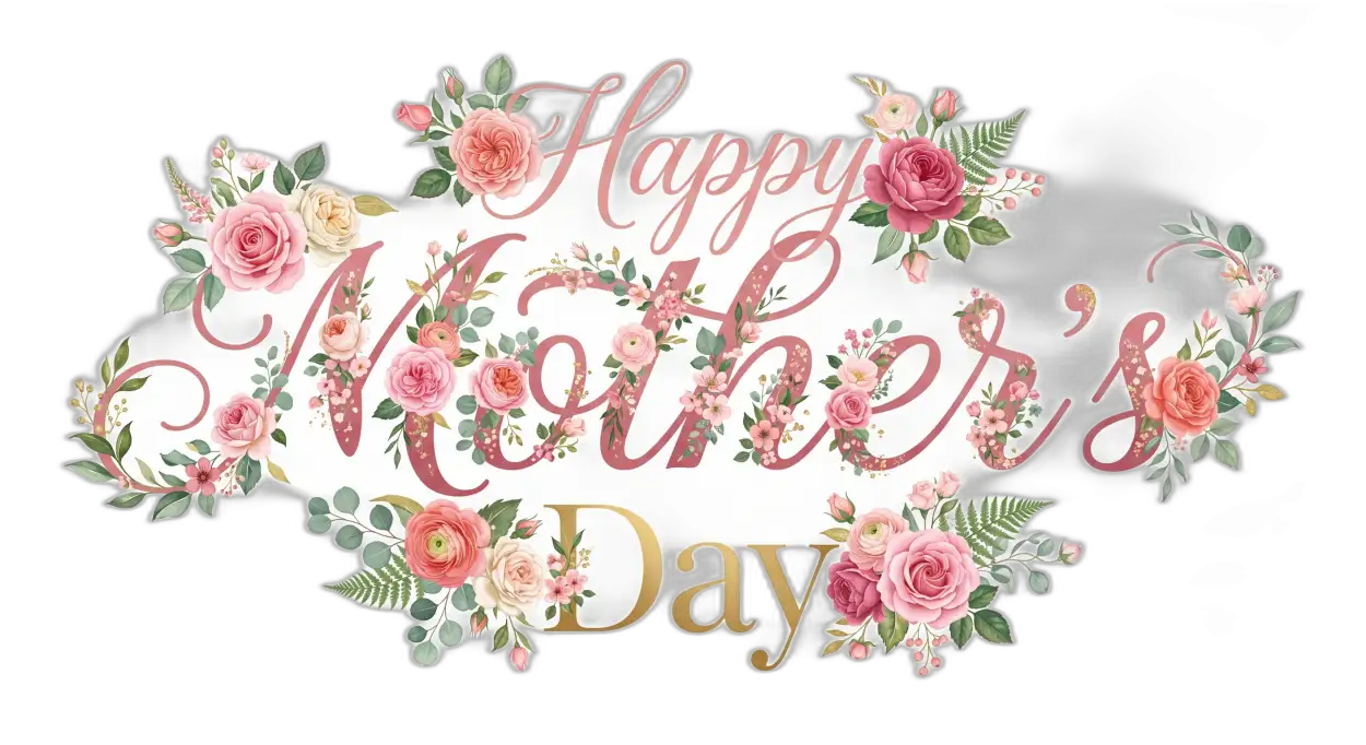 Free Download Happy Mothers Day Png Transparent Text - High Quality Happy Mothers Day Png Transparent PNG