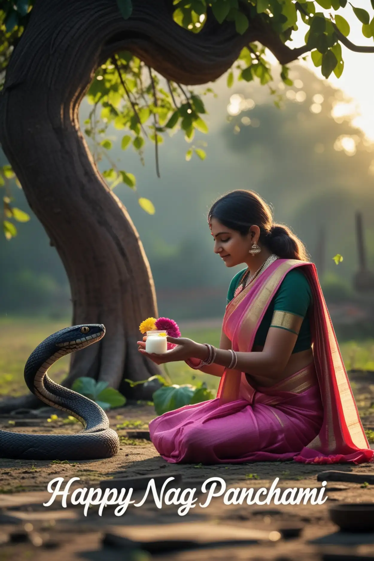 Happy Nag Panchami HD wallpaper download