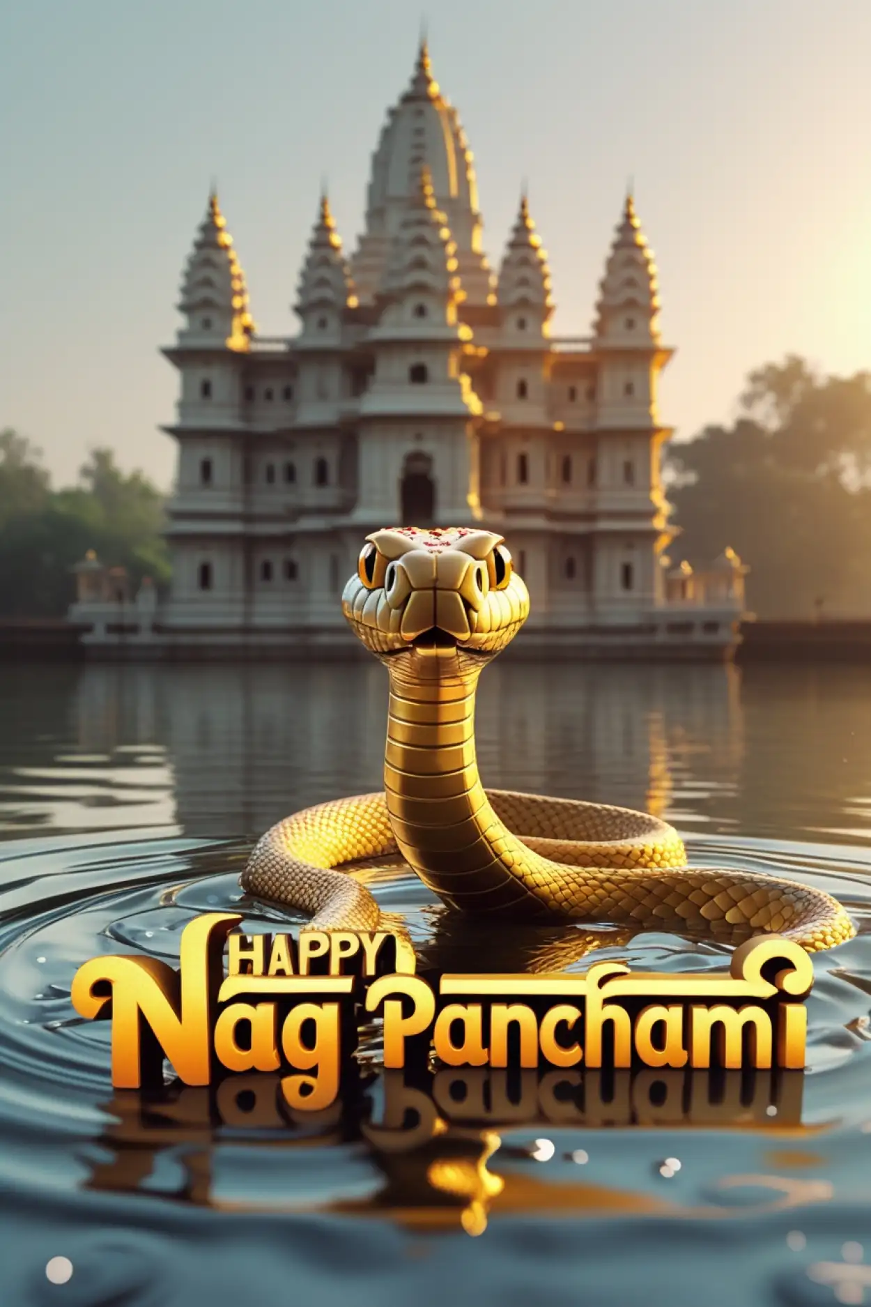 Happy Nag Panchami wishes with Sanskrit shloka