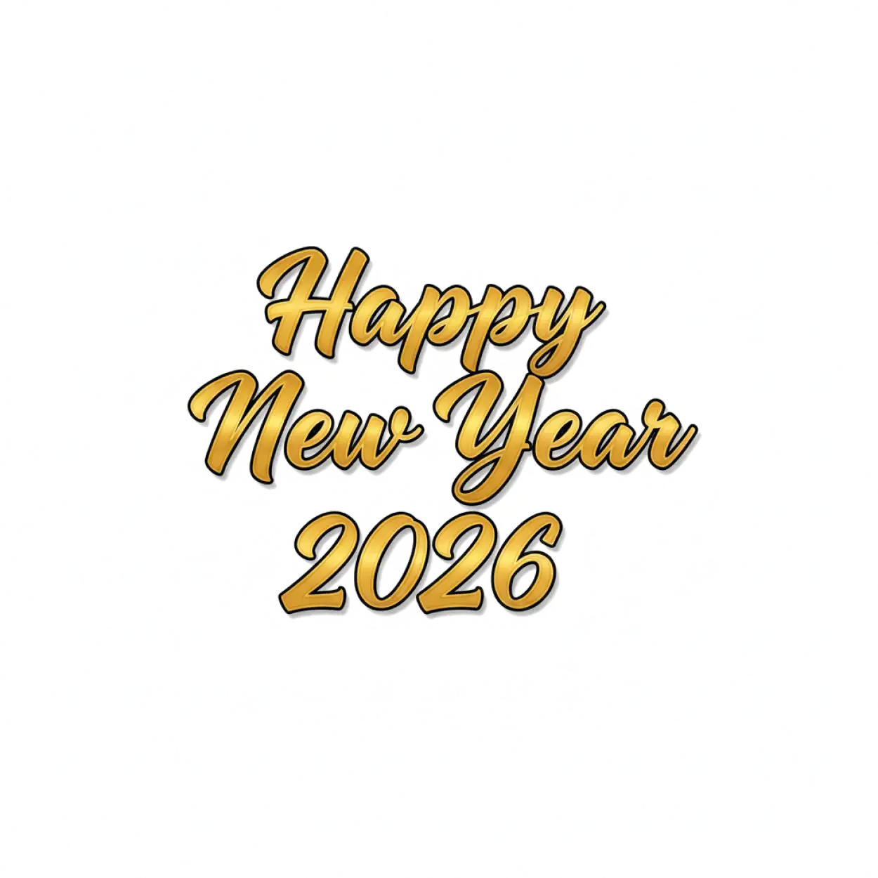 happy new year 2026 4k png