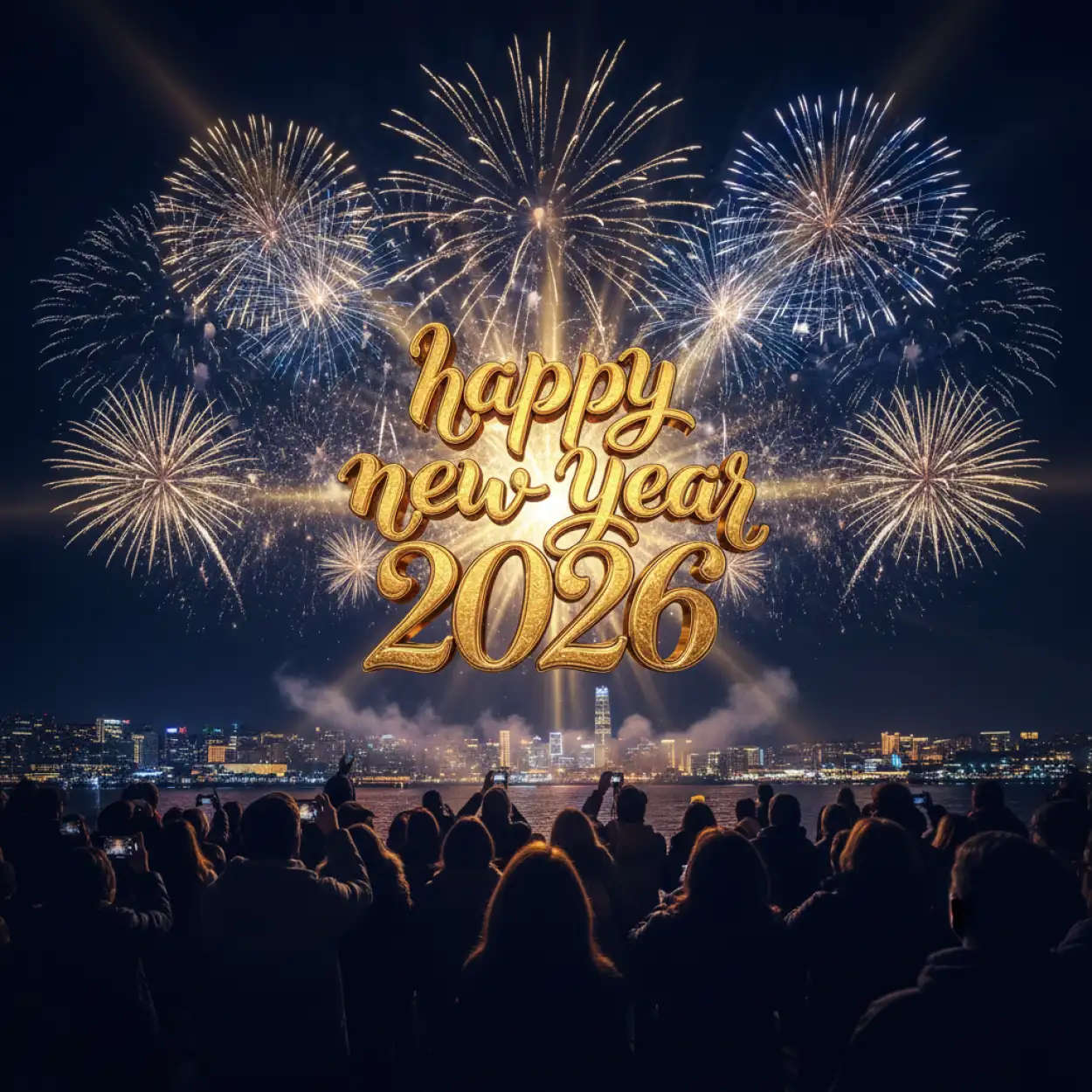 happy new year 2026 background no text
