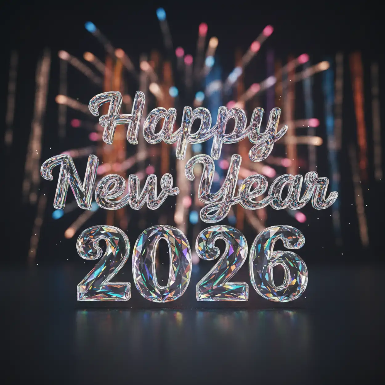 happy new year 2026 celebration background