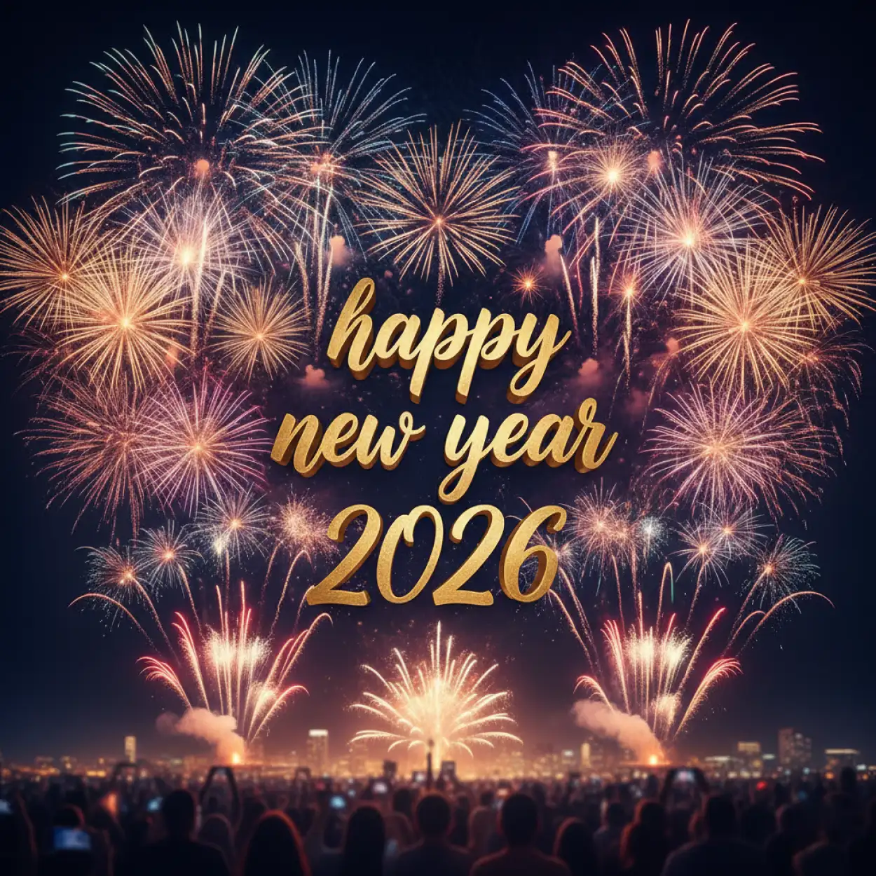 happy new year 2026 creative banner background