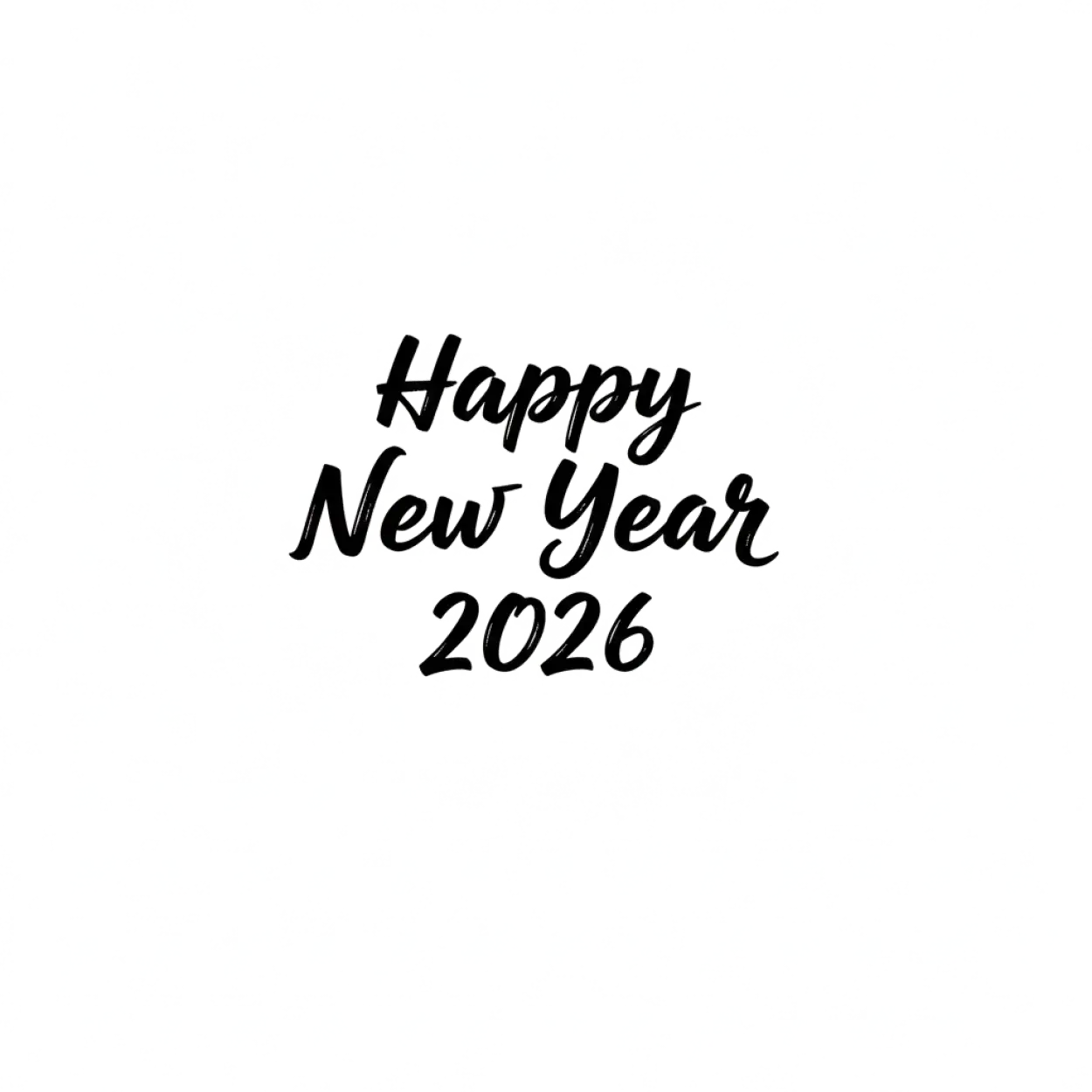happy new year 2026 glitter png