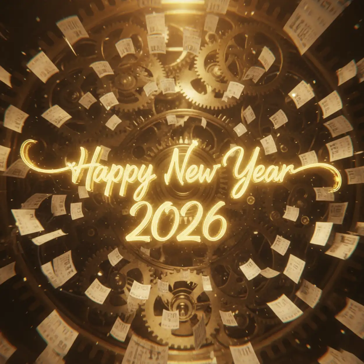 Free Download Happy New Year 2026 Golden Theme Images - High Quality Happy New Year 2026 Background