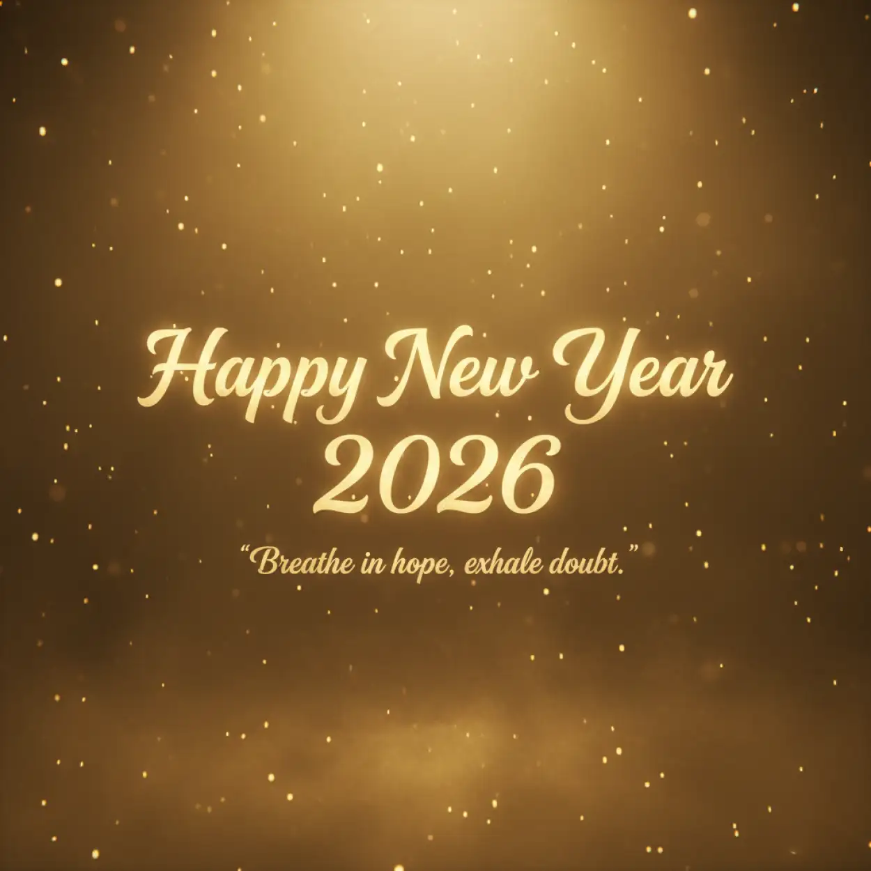 happy new year 2026 greeting card aesthetic