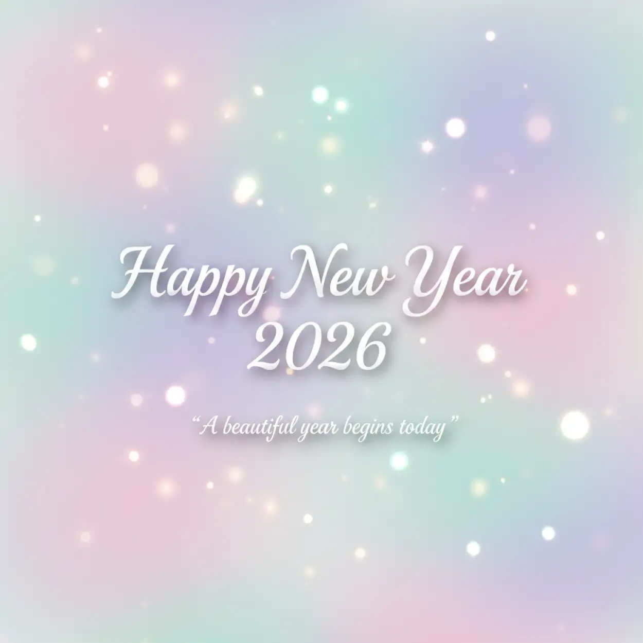 happy new year 2026 greeting card for whatsapp status