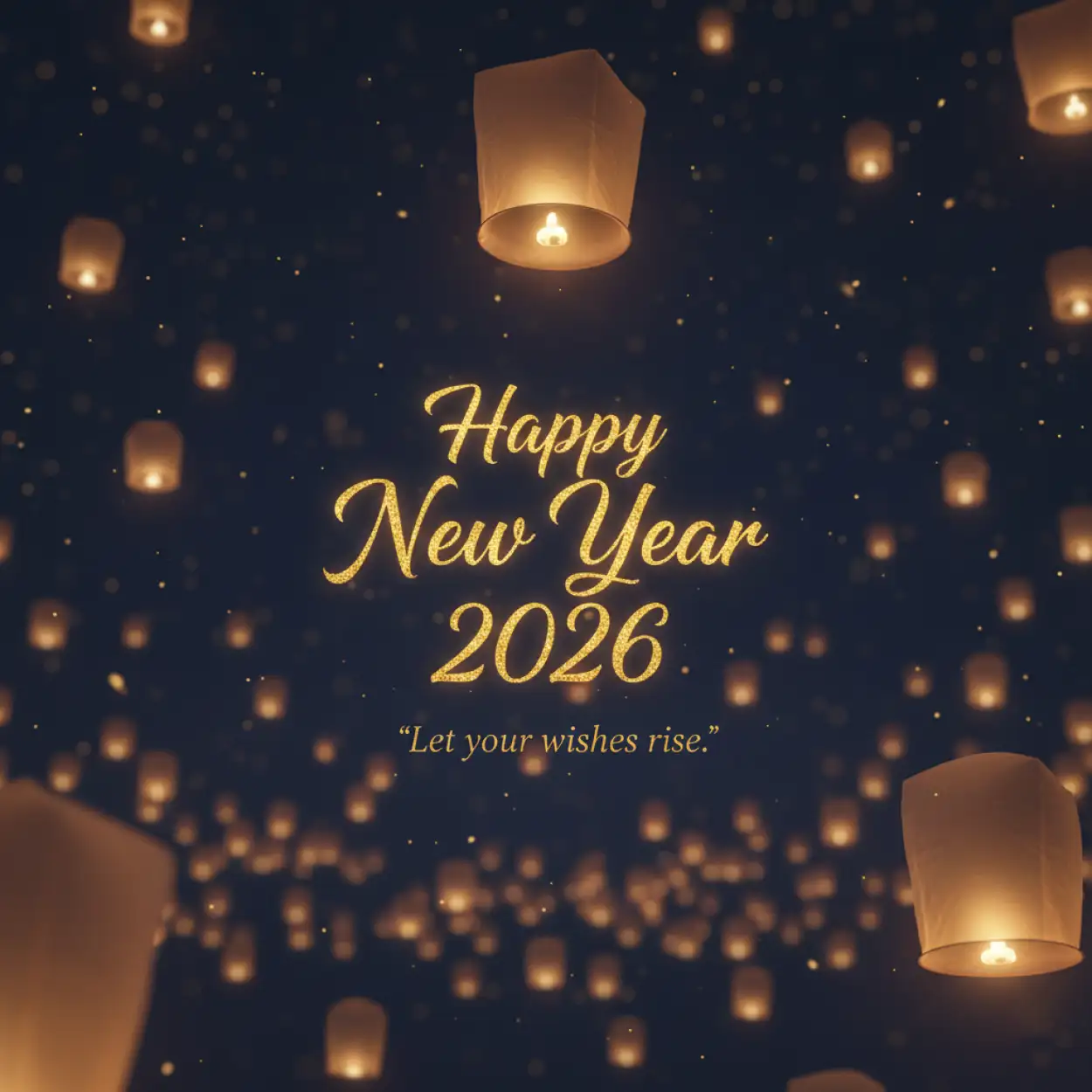 happy new year 2026 greeting card new collection