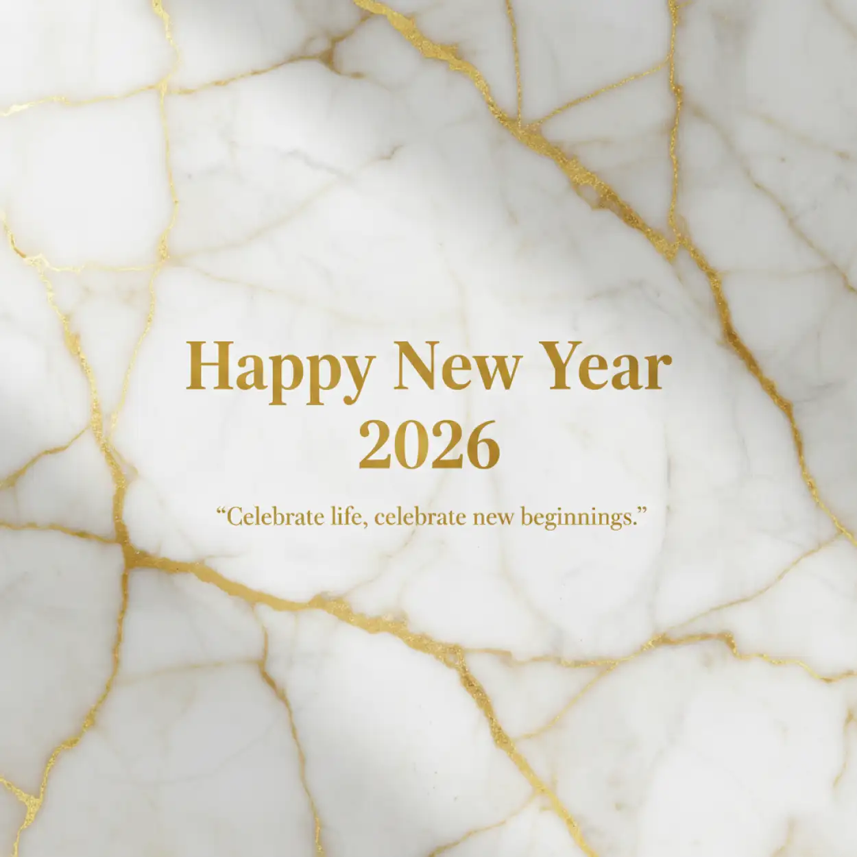 happy new year 2026 greeting card template