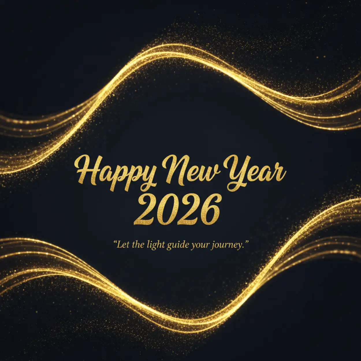 happy new year 2026 greeting card