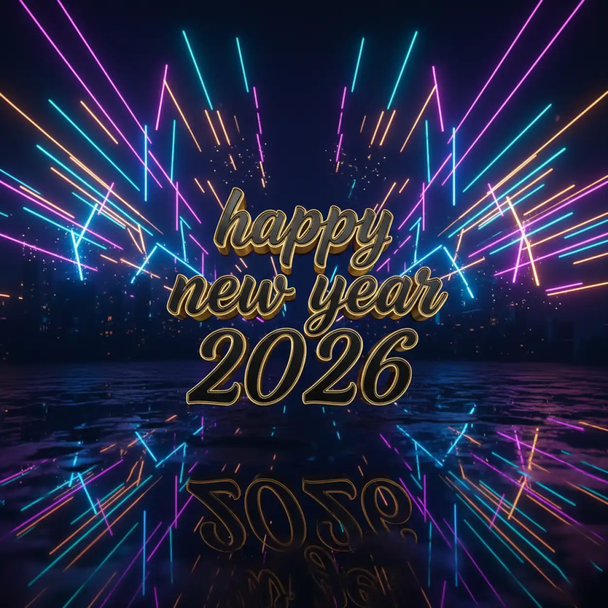 happy new year 2026 hd poster