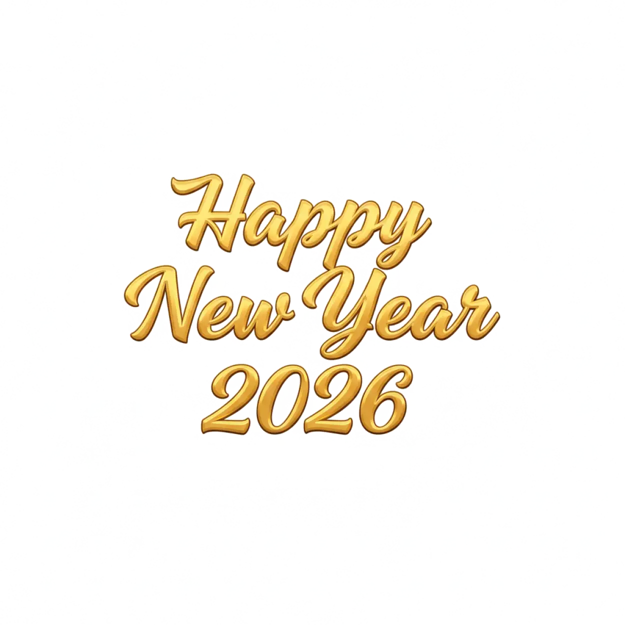 happy new year 2026 light effect png