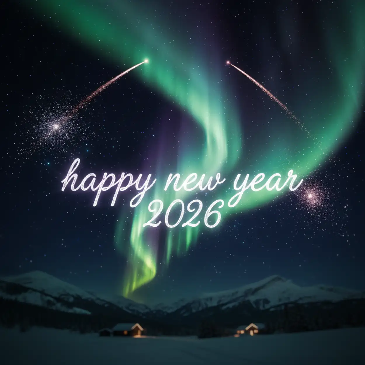 happy new year 2026 luxury greeting card design