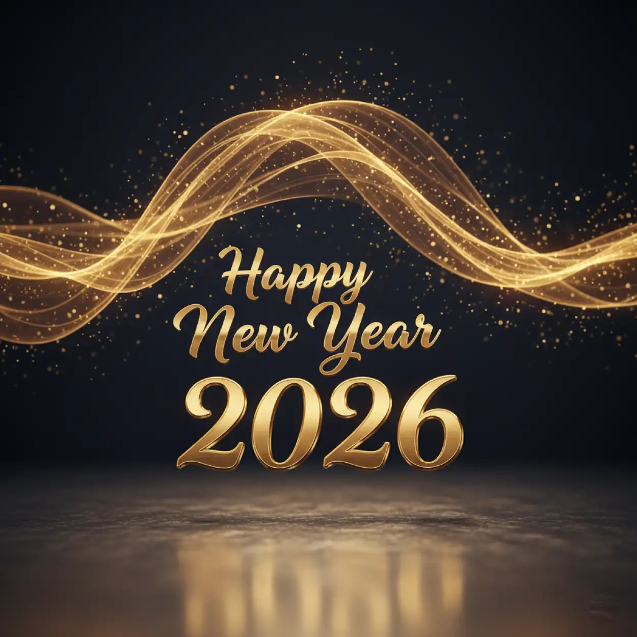 Free Download Happy New Year 2026 Minimalist Background - High Quality Happy New Year 2026 Background