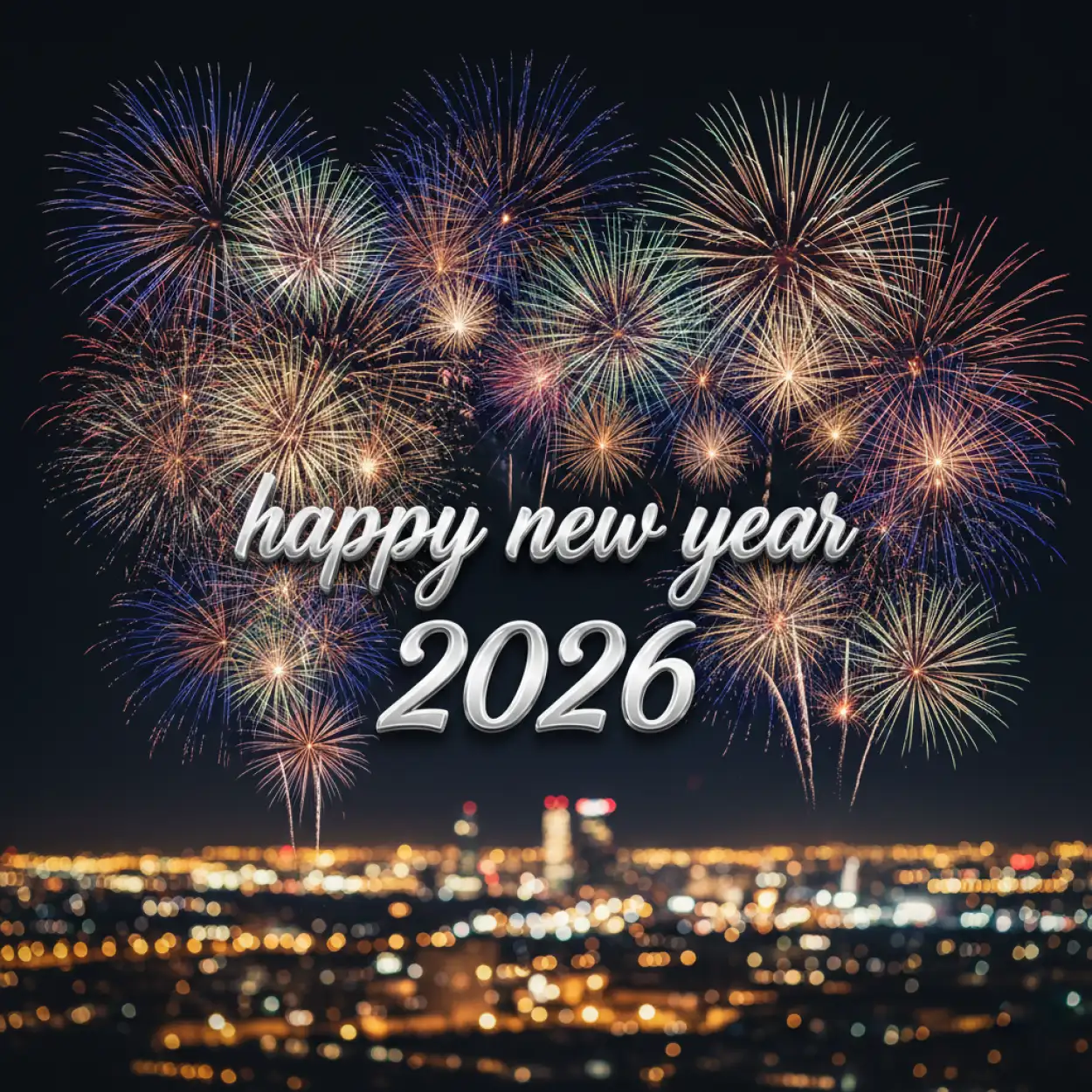 happy new year 2026 modern design wallpaper