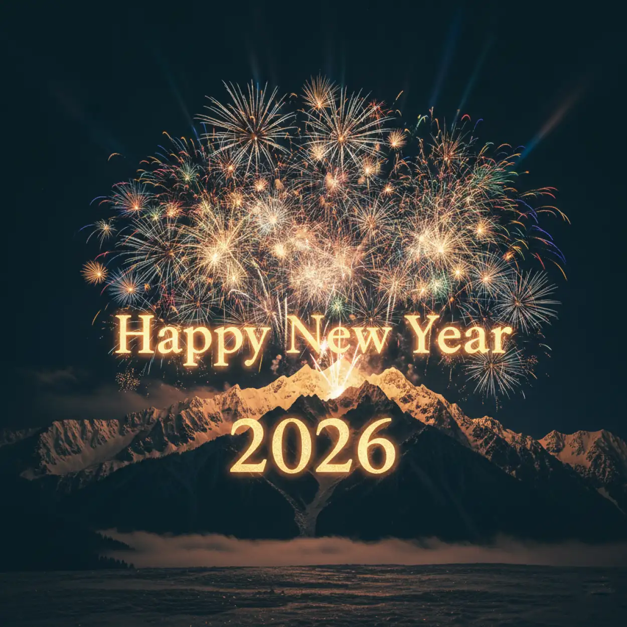 Free Download Happy New Year 2026 New Year Wishes Banner - High Quality Happy New Year 2026 Background