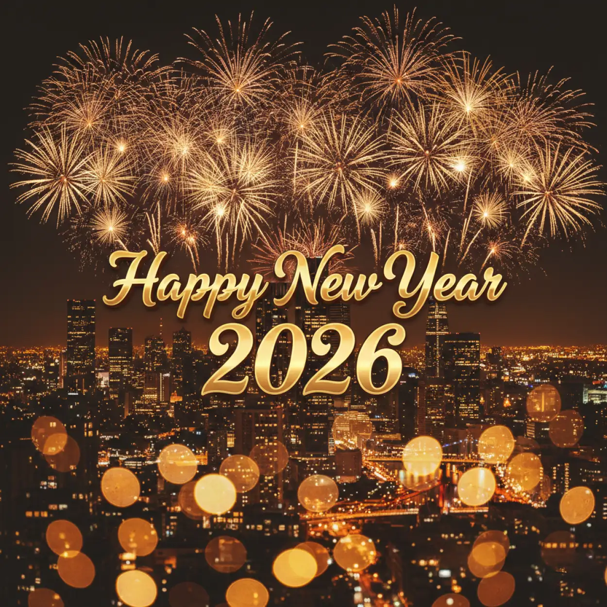 Free Download Happy New Year 2026 Night Party Celebration Image - High Quality Happy New Year 2026 Background