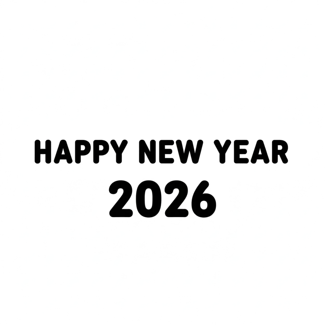 happy new year 2026 png clipart