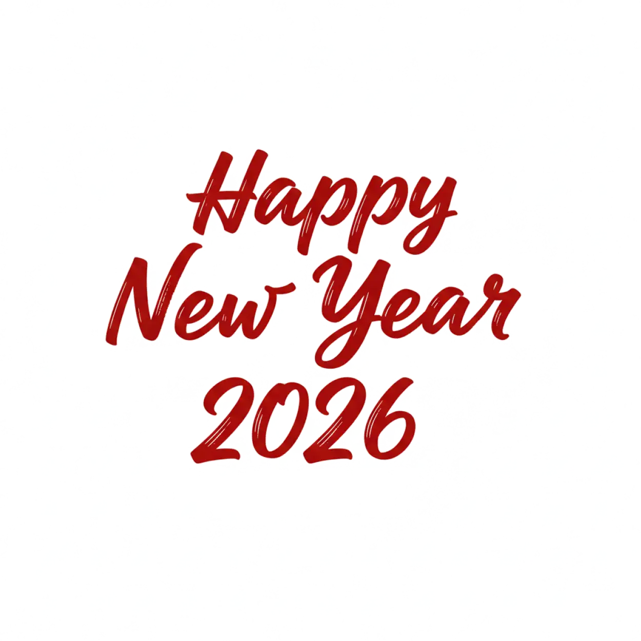happy new year 2026 png decoration