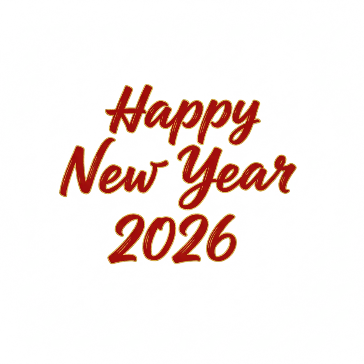 happy new year 2026 png for branding