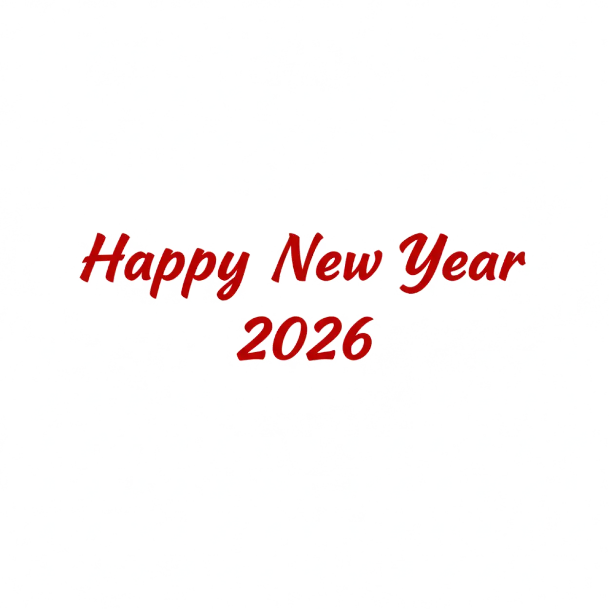 happy new year 2026 png for email banner