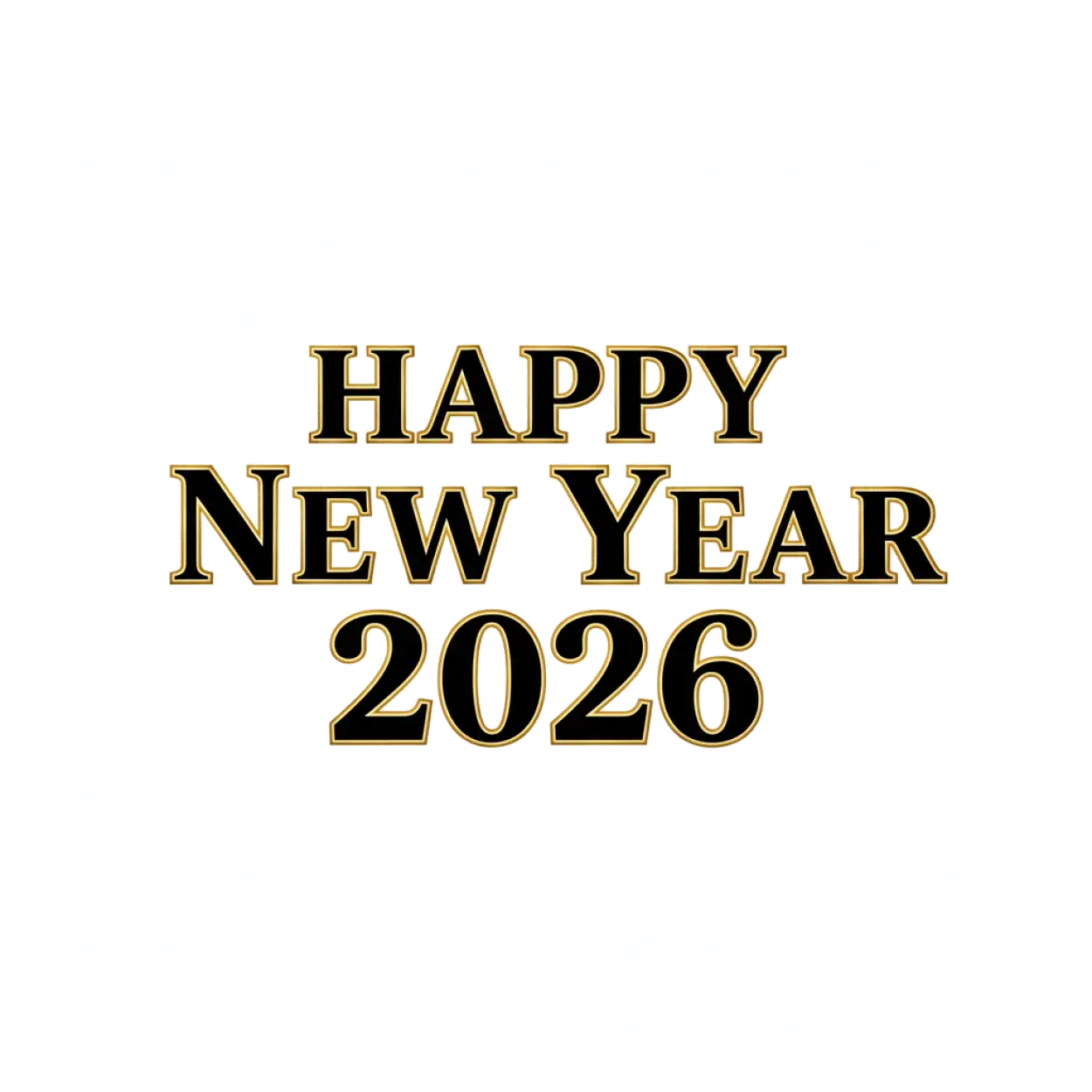 happy new year 2026 png for poster design