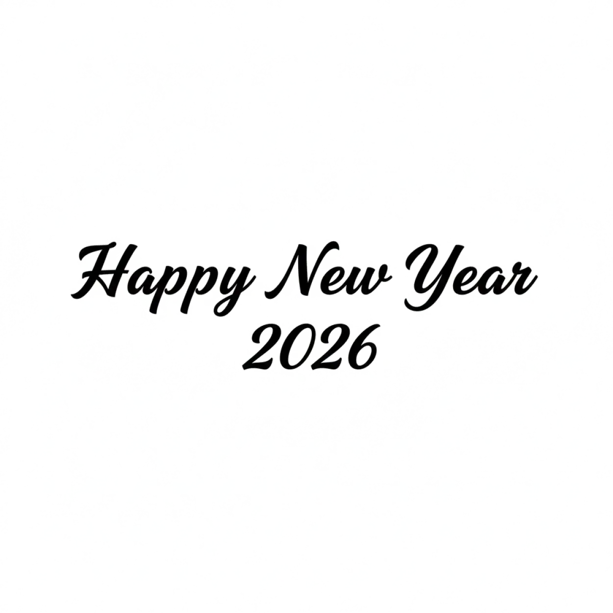 happy new year 2026 png for youtube thumbnail