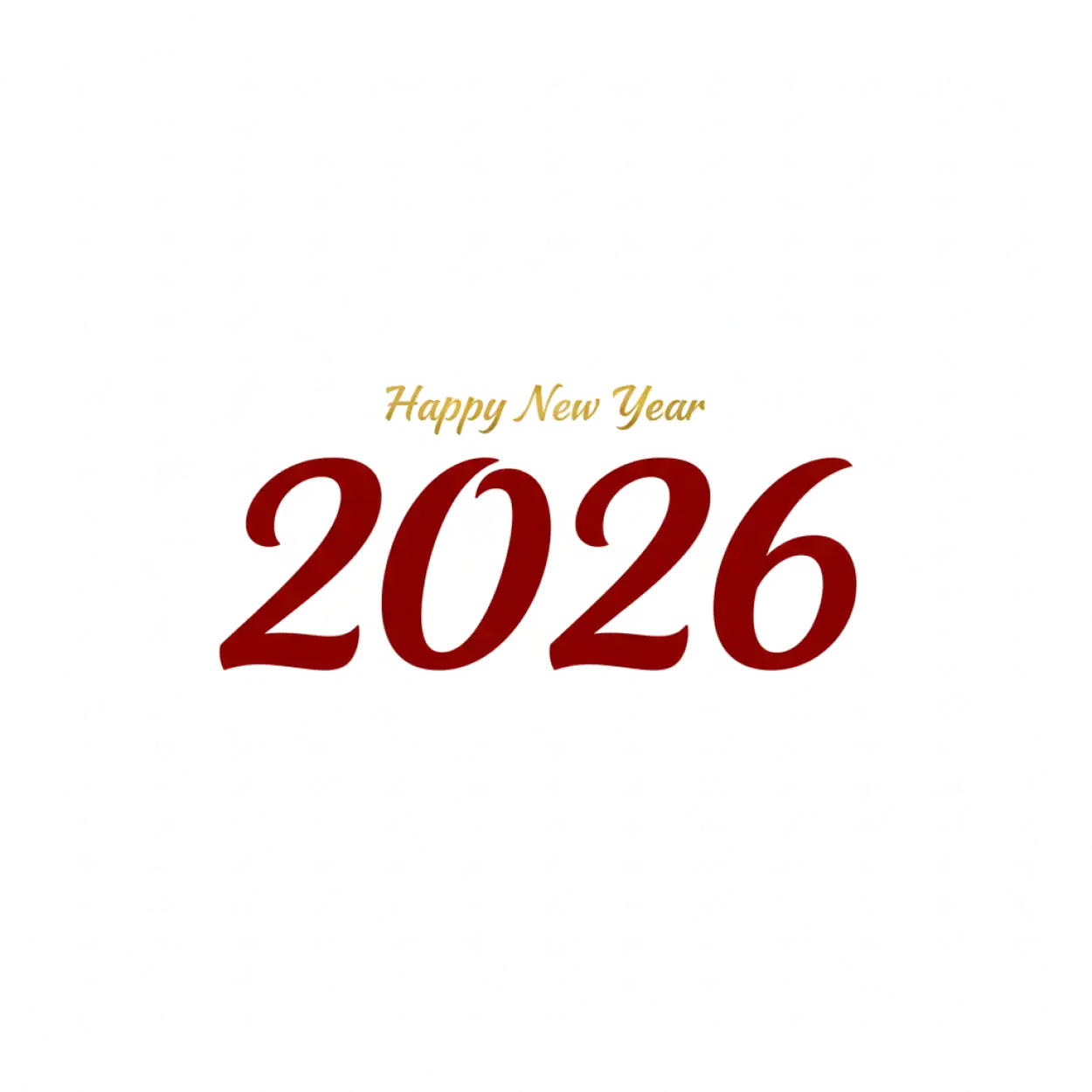happy new year 2026 png no watermark