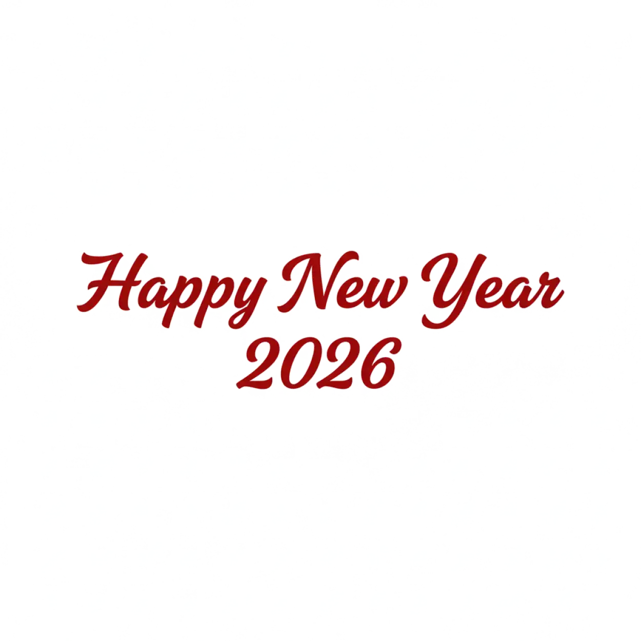 happy new year 2026 png text for instagram post