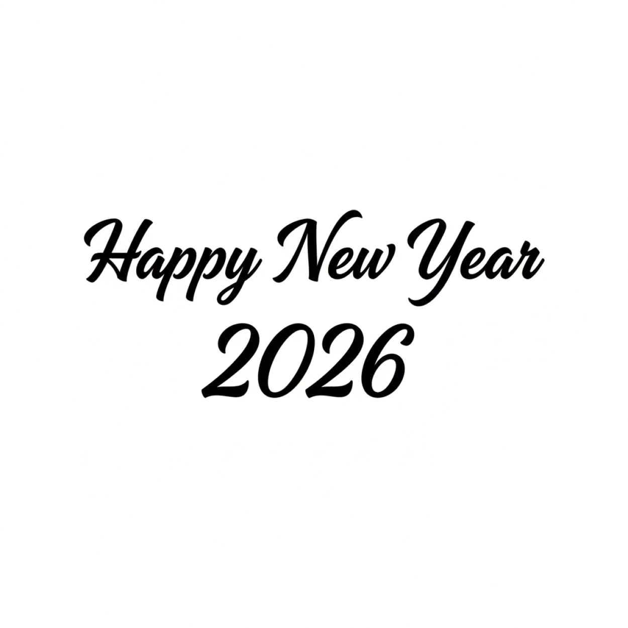 happy new year 2026 png text for poster design