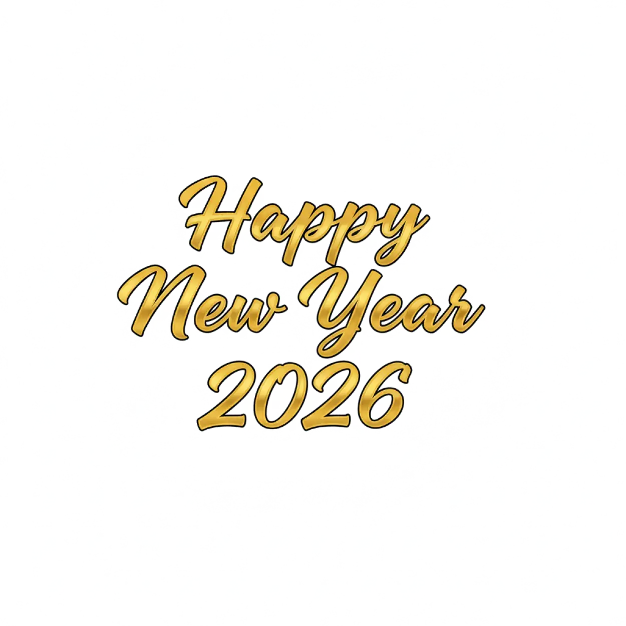 happy new year 2026 png text hd quality
