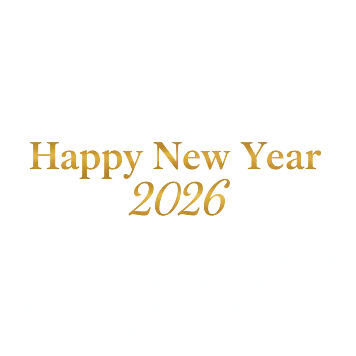 happy new year 2026 png text studio quality
