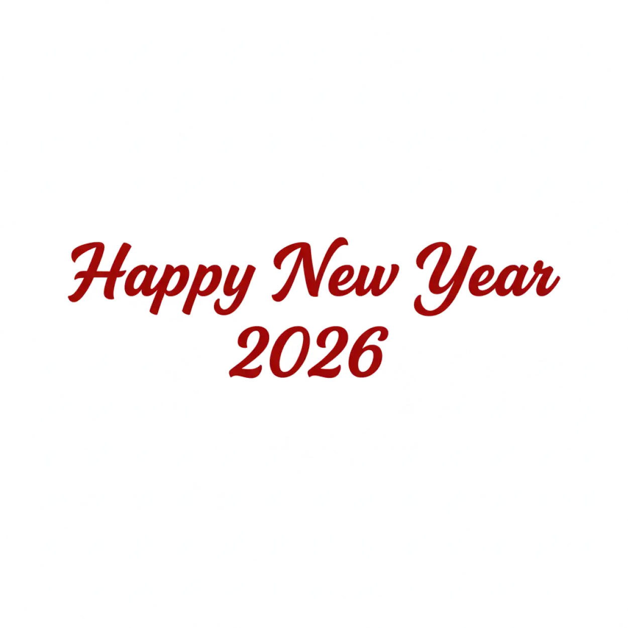 happy new year 2026 png text stylish font