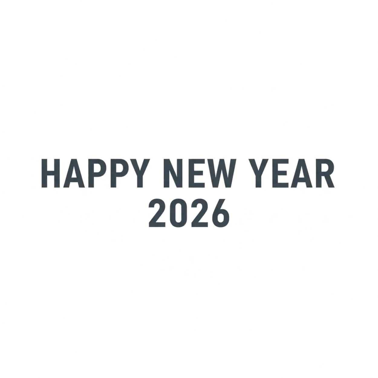 happy new year 2026 png text without background